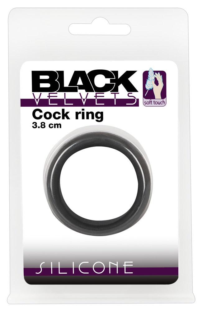 Black Velvets - Penisring mit Druckeffekt