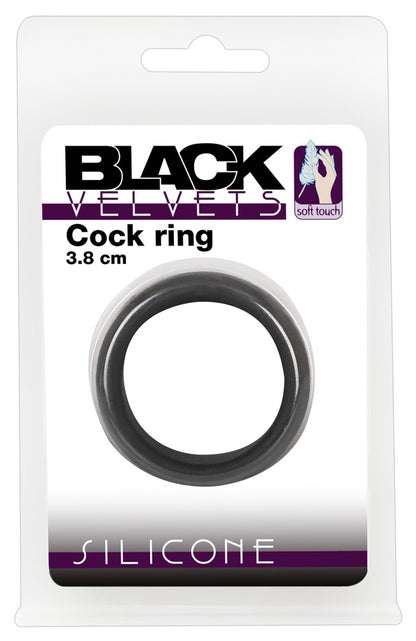 Black Velvets - Penisring mit Druckeffekt