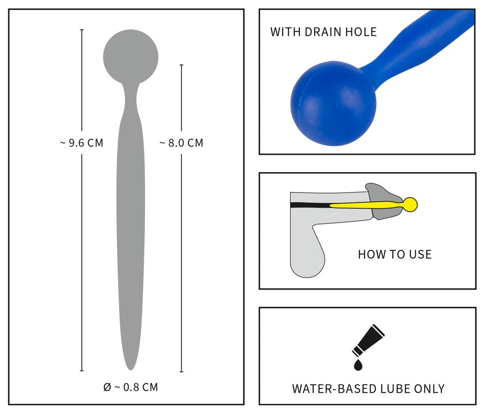 Penisplug - Urethral Plug - Flexibler Sperm Stopper