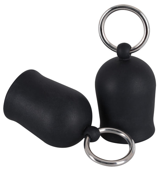 Black Velvets - Nippel Sauger mit Metallring