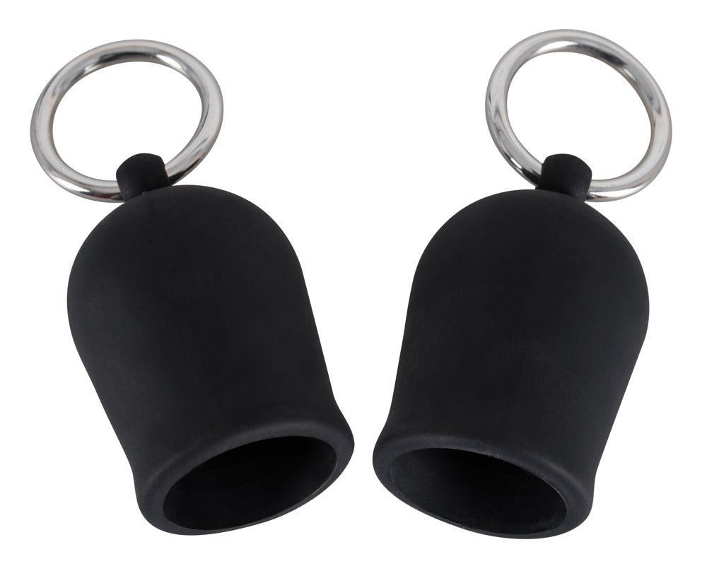 Black Velvets - Nippel Sauger mit Metallring