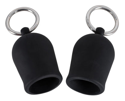 Black Velvets - Nippel Sauger mit Metallring