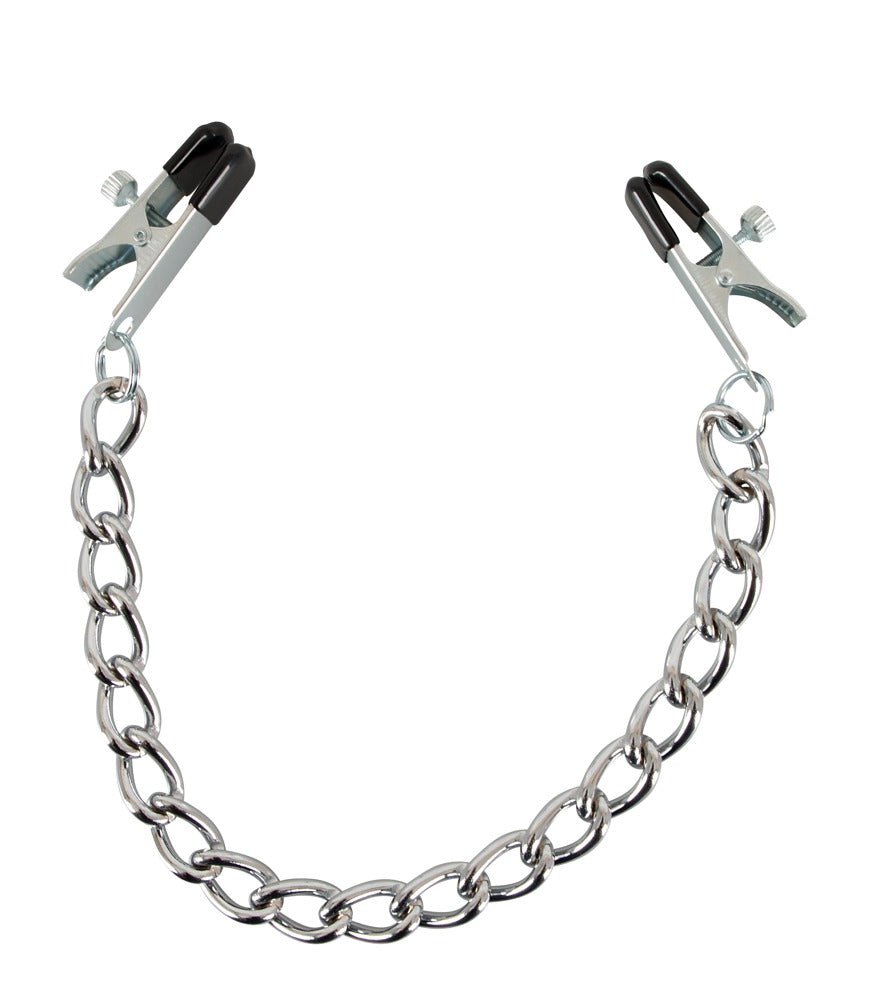 Bad Kitty - Nippelklemmen - verstellbare Klemmen mit Metallkette