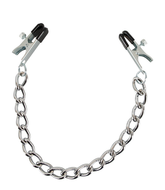 Bad Kitty - Nippelklemmen - verstellbare Klemmen mit Metallkette