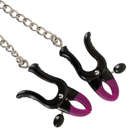 Bad Kitty - Nippelklemmen-Set - Metallkette mit verstellbaren Klemmen