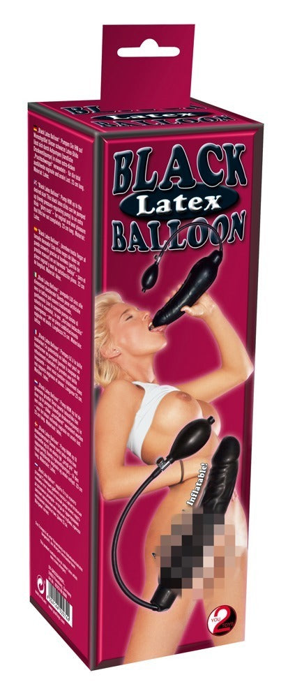 You2Toys - Pumpdildo Black - Latex Balloon