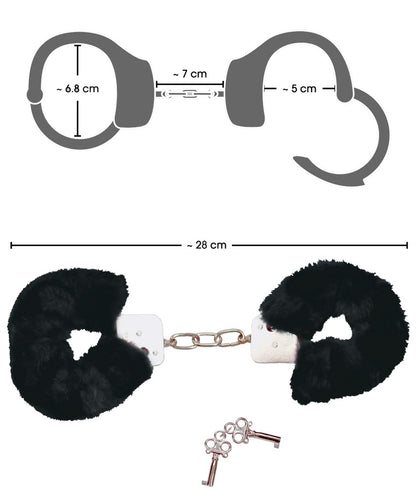 Bad Kitty - Plüsch-Handfesseln für Soft-Bondage