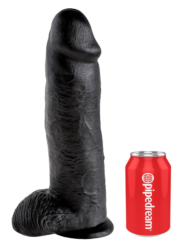 King Cock - Dildo mit Hoden und Saugfuß