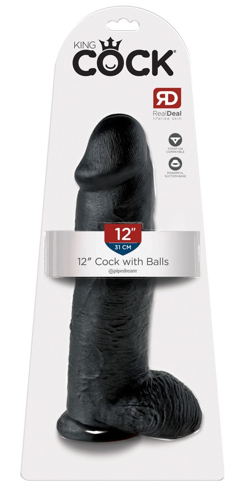 King Cock - Dildo mit Hoden und Saugfuß