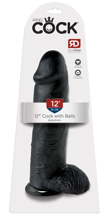 King Cock - Dildo mit Hoden und Saugfuß