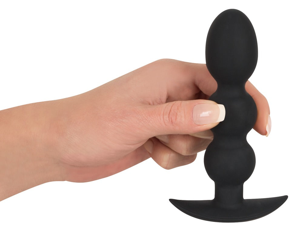 Black Velvets - Analplug - Kugelplug mit Ankerfuß
