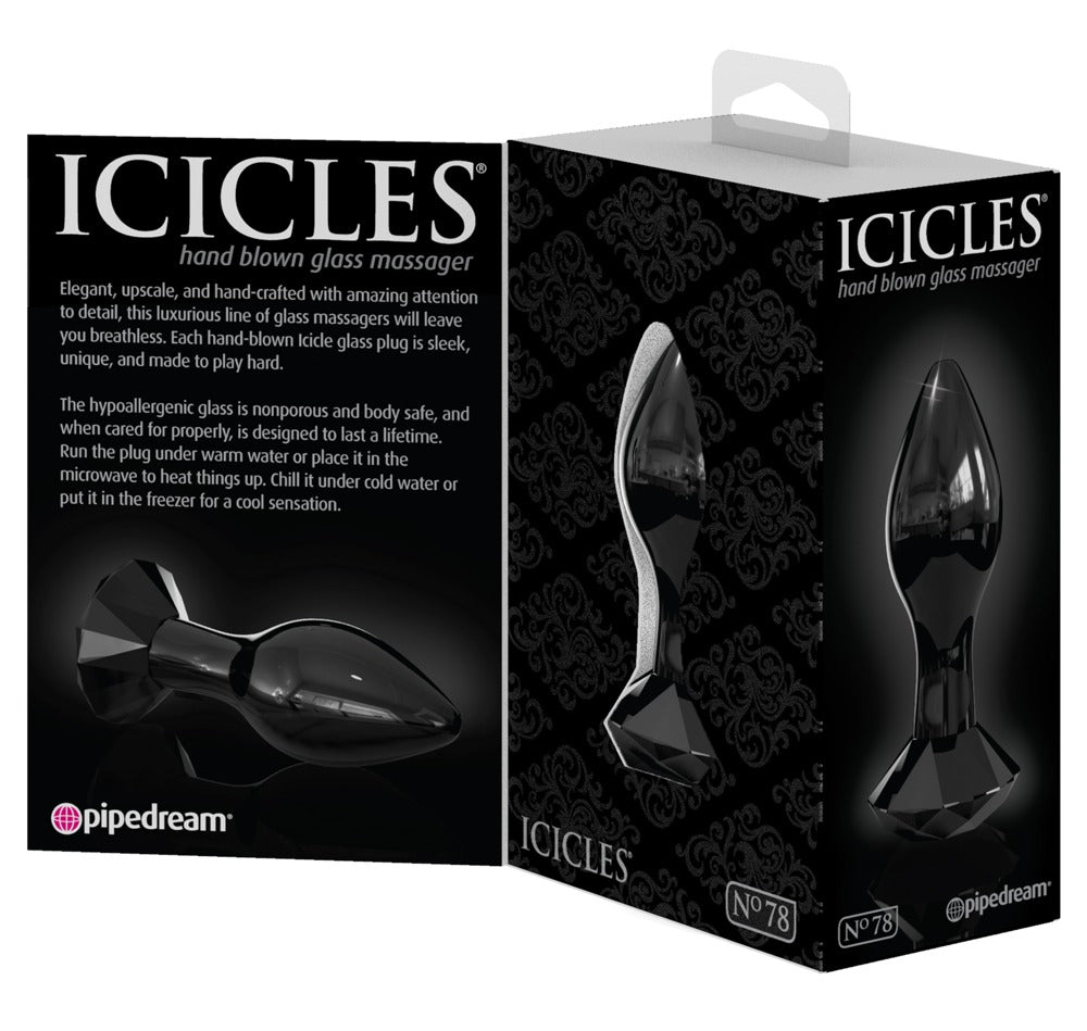 Icicles - No. 78 - Analplug aus Glas
