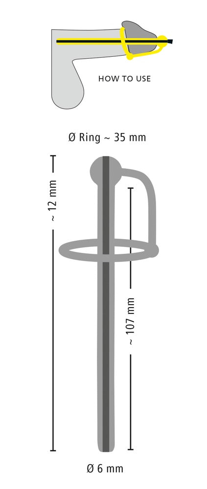 Penisplug - Urethral Plug - Hohler Dilator