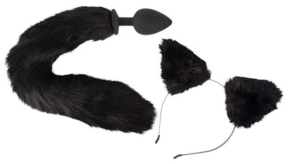 Bad Kitty - Analplug mit Katzenschwanz & Ohren