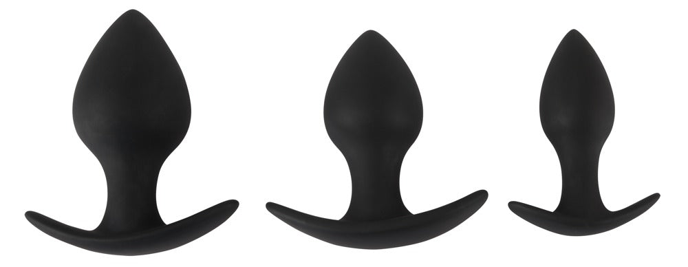 Black Velvets - Analplug-Set für Einsteiger