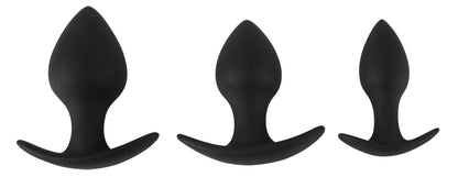 Black Velvets - Analplug-Set für Einsteiger