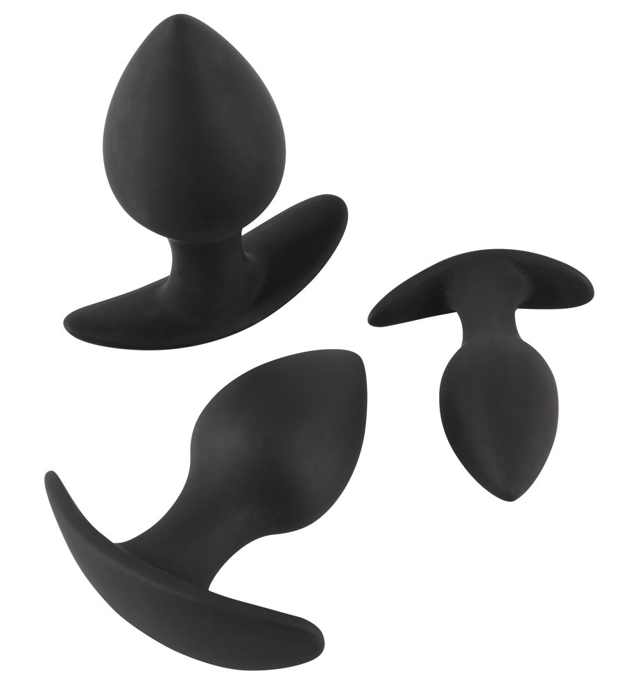 Black Velvets - Analplug-Set für Einsteiger