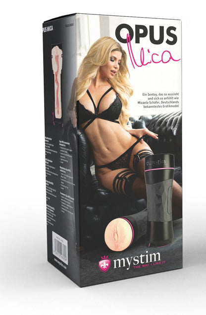 Mystim - OPUS Mica - Masturbator mit flexiblem Griffstück