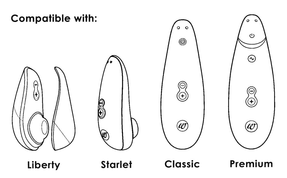 Womanizer - W-Heads - Ersatzkappen Classic/Eco/Premium/Liberty/Starlet 2