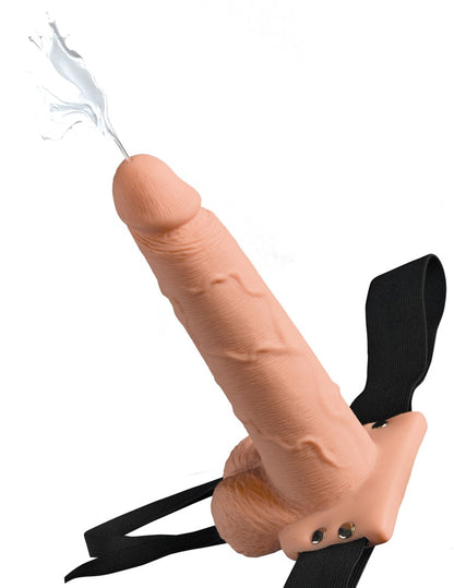 Fetish Fantasy - Hohler Naturdildo mit elastischem Strap-On