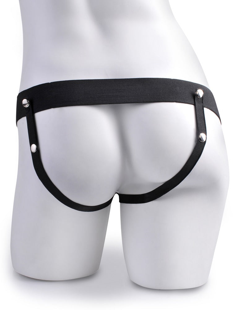 Fetish Fantasy - Hohler Naturdildo mit elastischem Strap-On