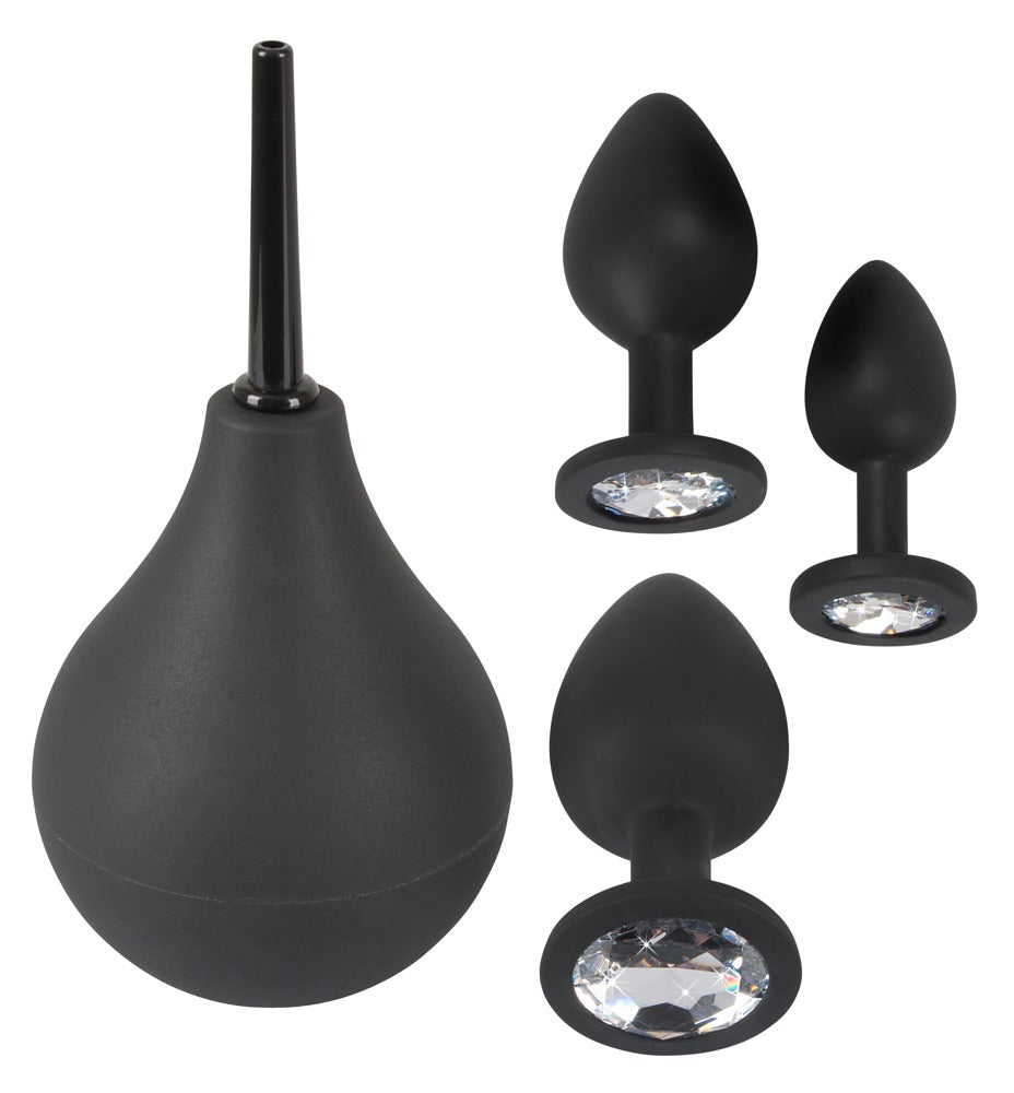 Black Velvets - Analset mit Dusche - 4-teiliges Set