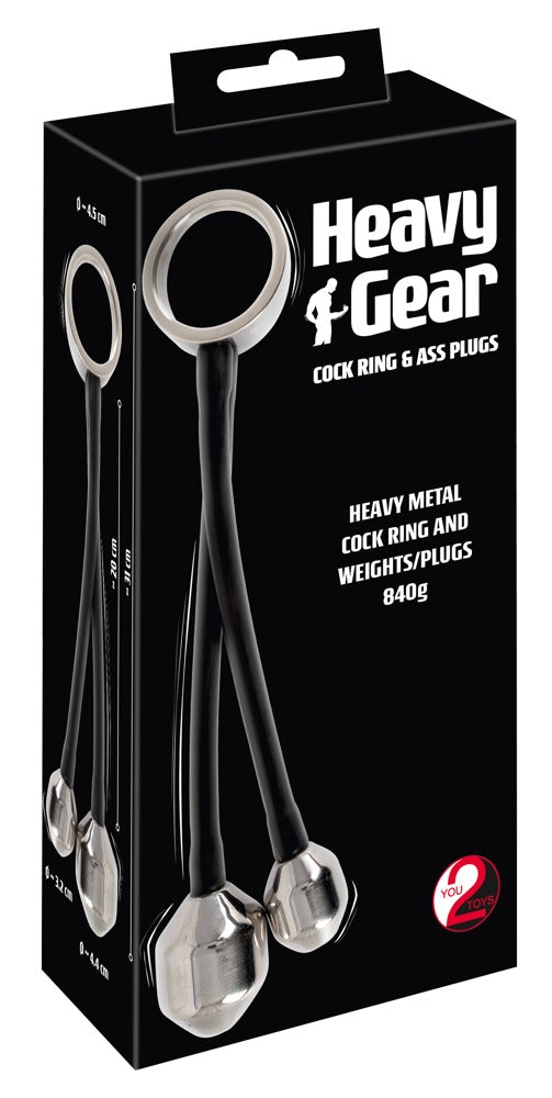 You2Toys - Heavy Gear - Penisring und Analplug