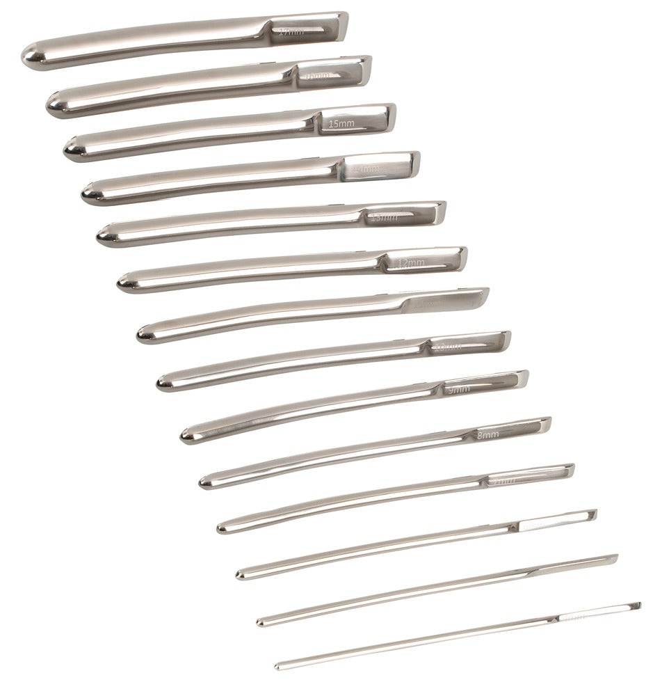 Penisplug - Urethral Dilator Set - Edelstahl-Dehner Set