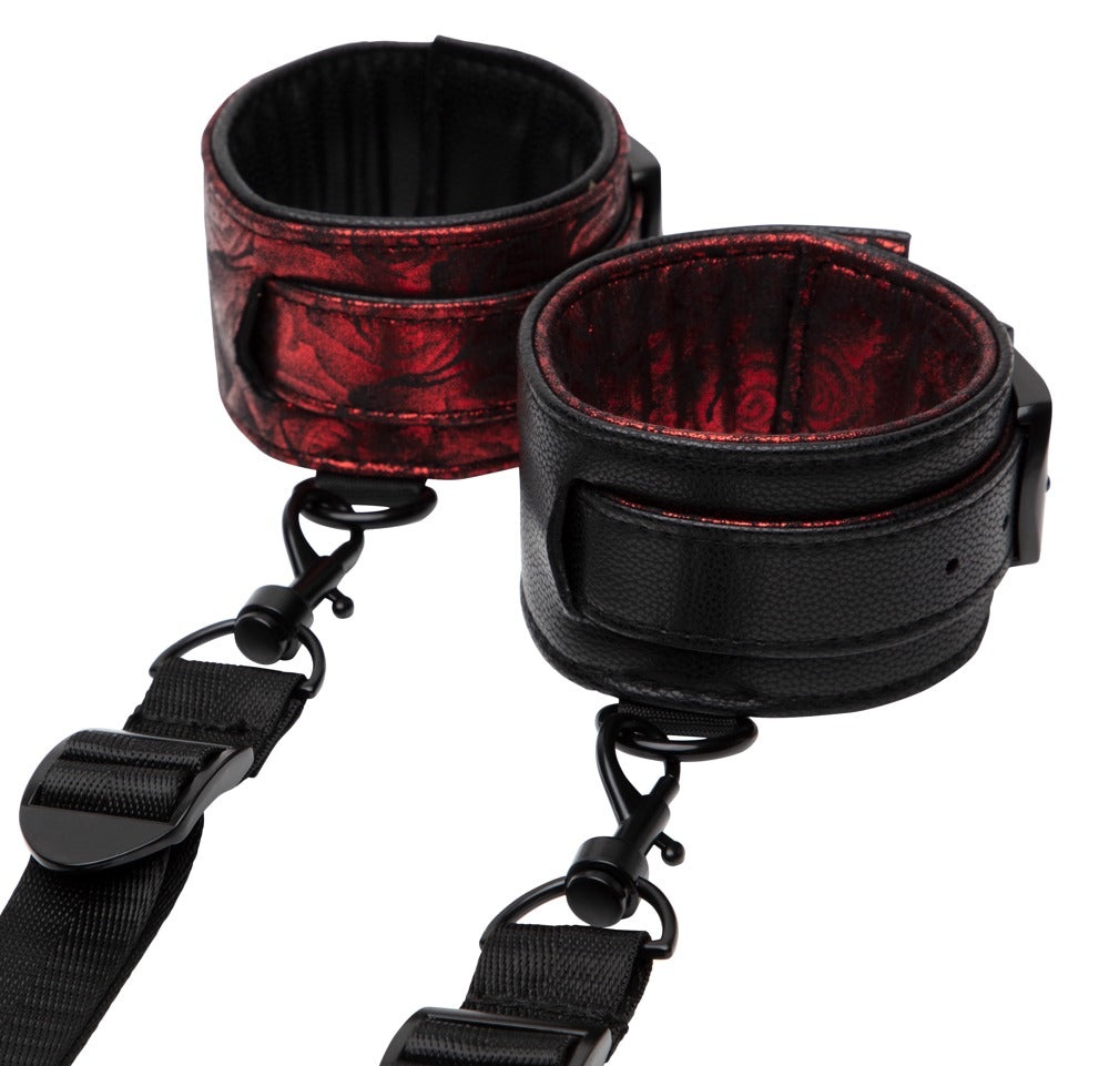 Fifty Shades of Grey - Bettfessel-Set mit Gurtkreuz und 4 Fesseln