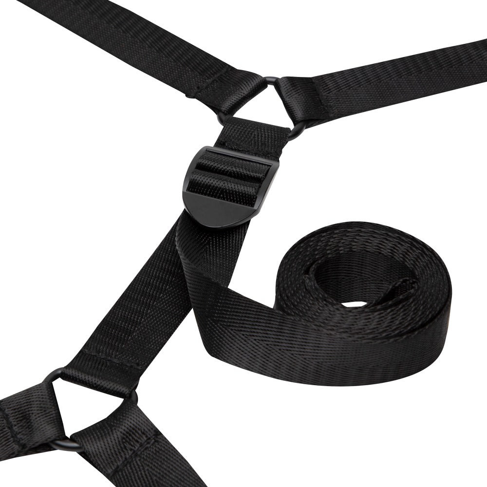 Fifty Shades of Grey - Bettfessel-Set mit Gurtkreuz und 4 Fesseln