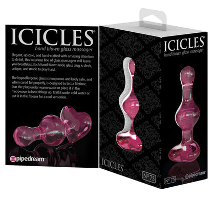 Icicles - No. 75 - Analplug aus Glas