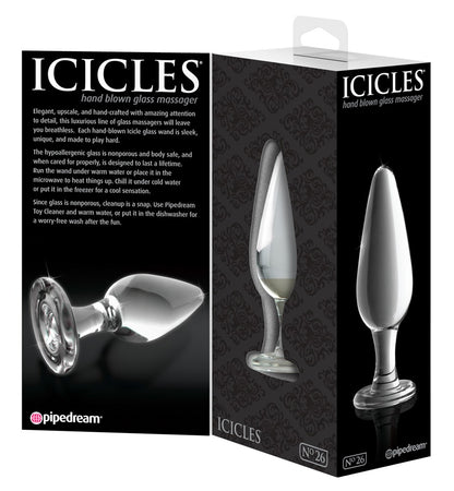Icicles - No. 26 - Plug aus Glas