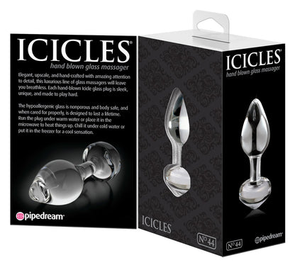 Icicles - No. 44 - Handgefertigter Glasplug