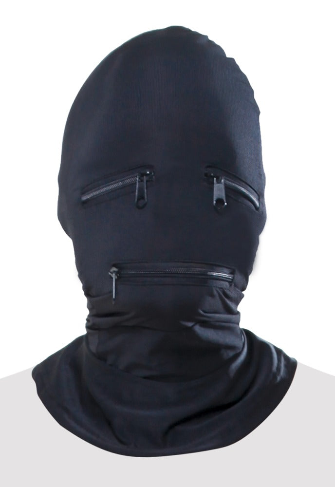 Fetish Fantasy - FFS Zipper Face Hood Black