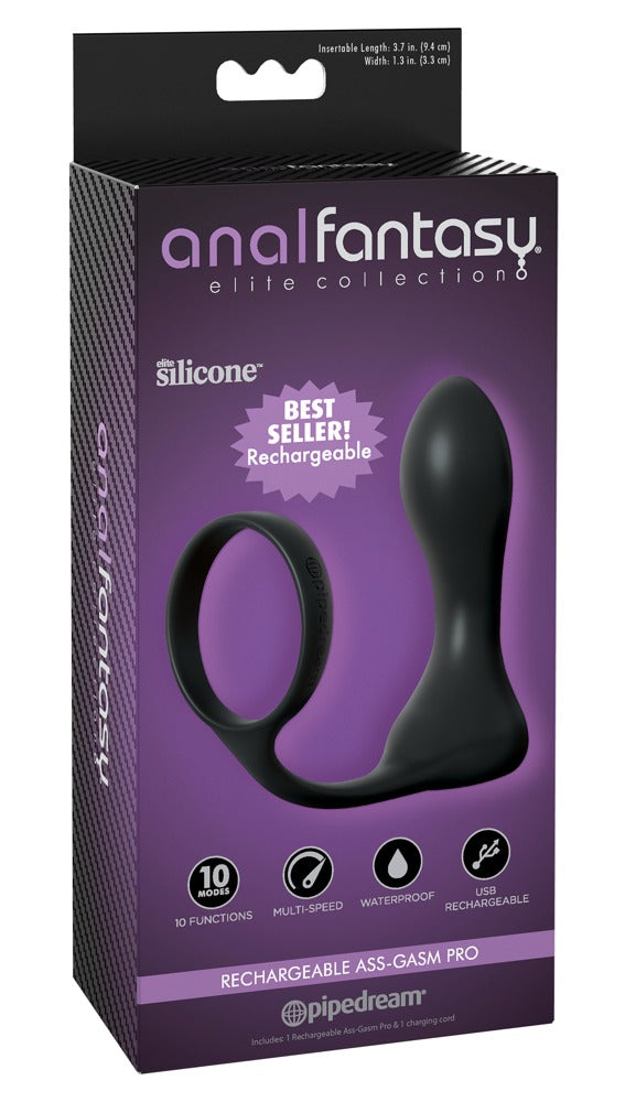 Anal Fantasy - Penisring mit Vibrations-Plug