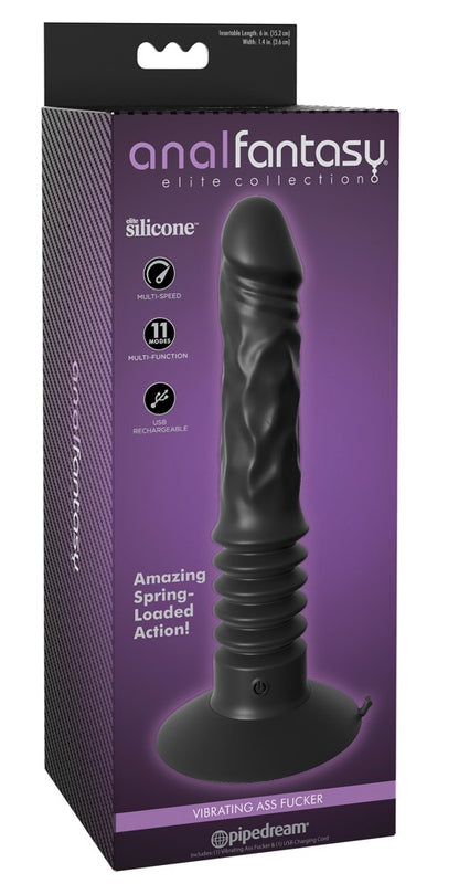 Anal Fantasy - Stoßvibrator - kraftvoller Analvibrator mit Saugfuß