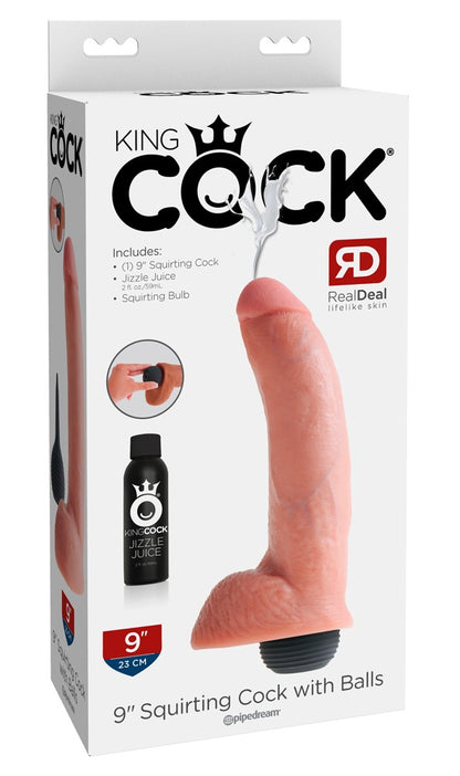 King Cock - Squirting Cock - Dildo mit Hoden