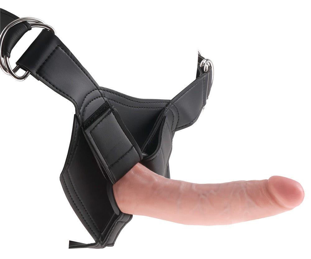 King Cock - Harness mit Naturdildo