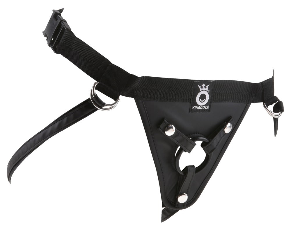 King Cock - Fit-Rite - Harness mit 3 versch. Ringen
