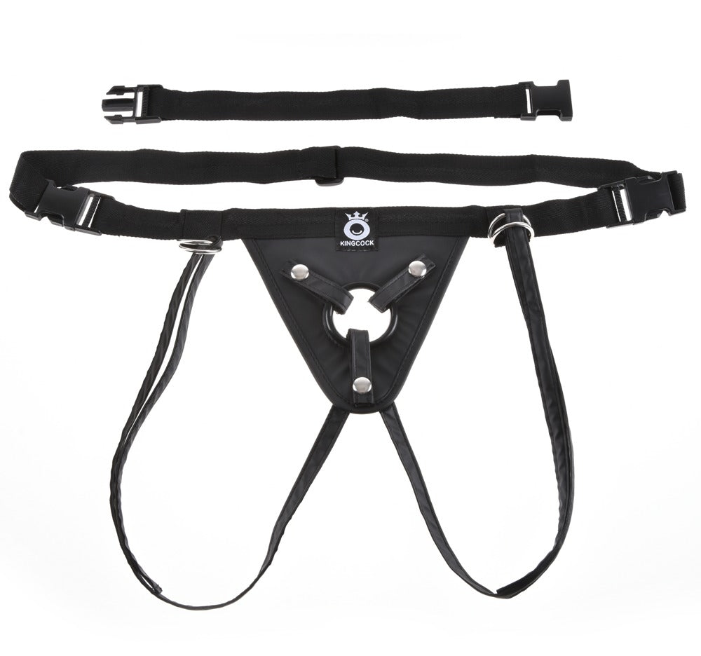 King Cock - Fit-Rite - Harness mit 3 versch. Ringen