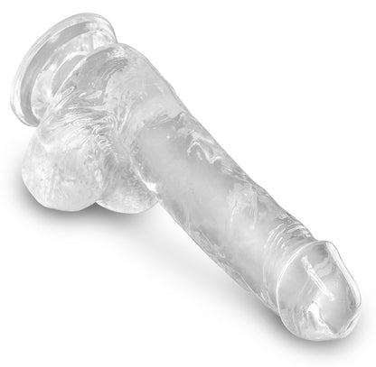 King Cock - Clear - Realistischer Penis mit Eiern