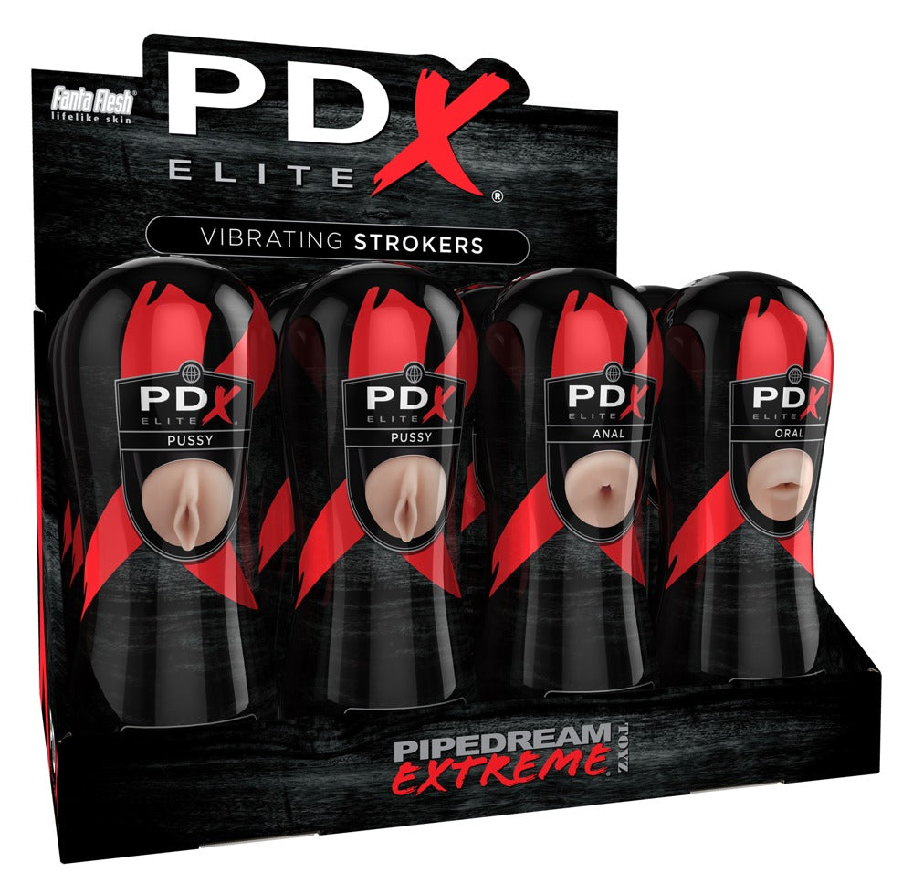 PDX - Vibrating Stroker Set - Masturbator