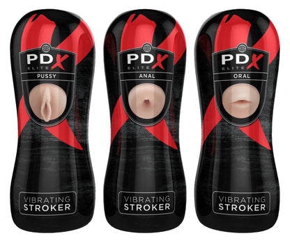 PDX - Vibrating Stroker Set - Masturbator