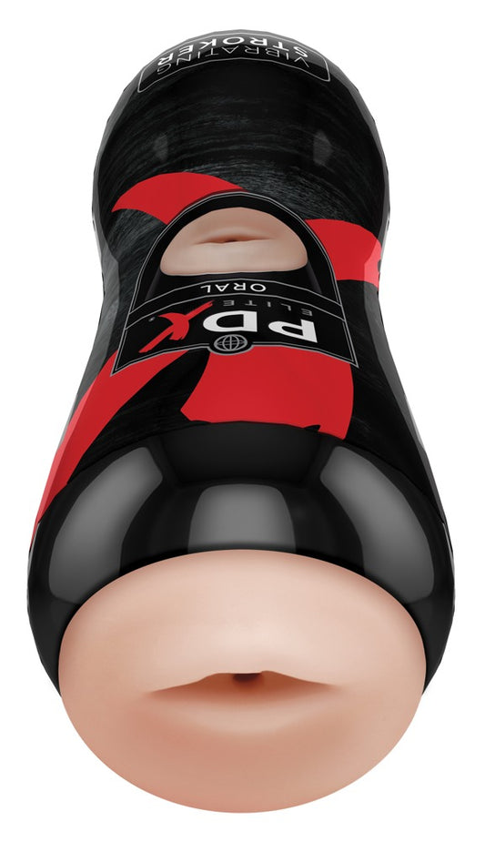 PDX - Vibrating Oral Stroker - Masturbator mit Vibration