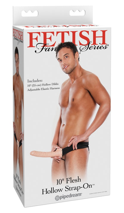 Fetish Fantasy - Hohler Strap-On mit elastischem Umschnallgurt