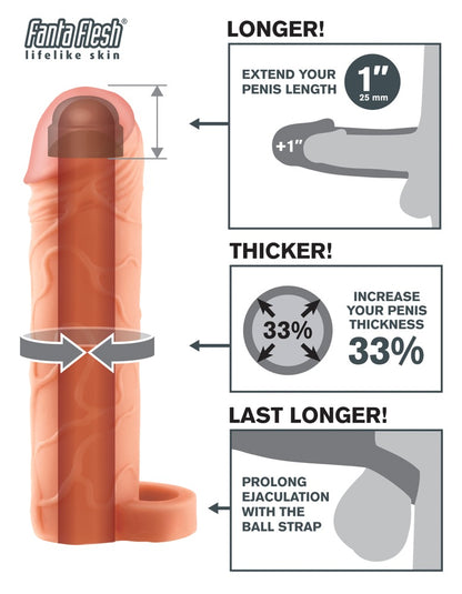 Fantasy X-Tensions - Perfect 1“ Extension with Ball Strap