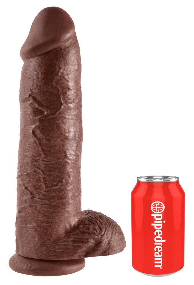 King Cock - Dildo mit Hoden und Saugfuß
