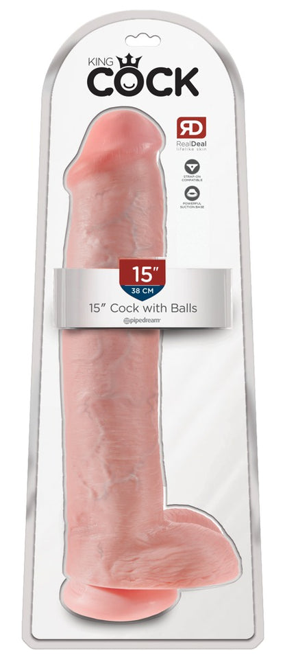 King Cock - Naturdildo mit Saugfuß