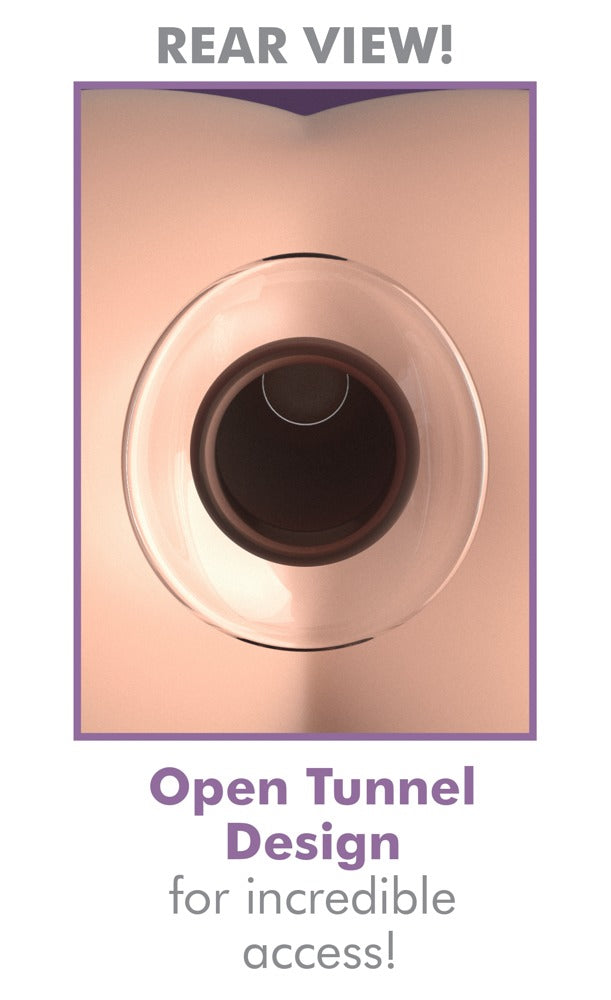 Anal Fantasy - Hohler Analplug -  Glas-Tunnel für Einlaufspiele