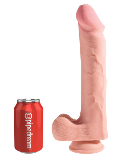 King Cock - Gefühlsechter Naturdildo mit Hoden